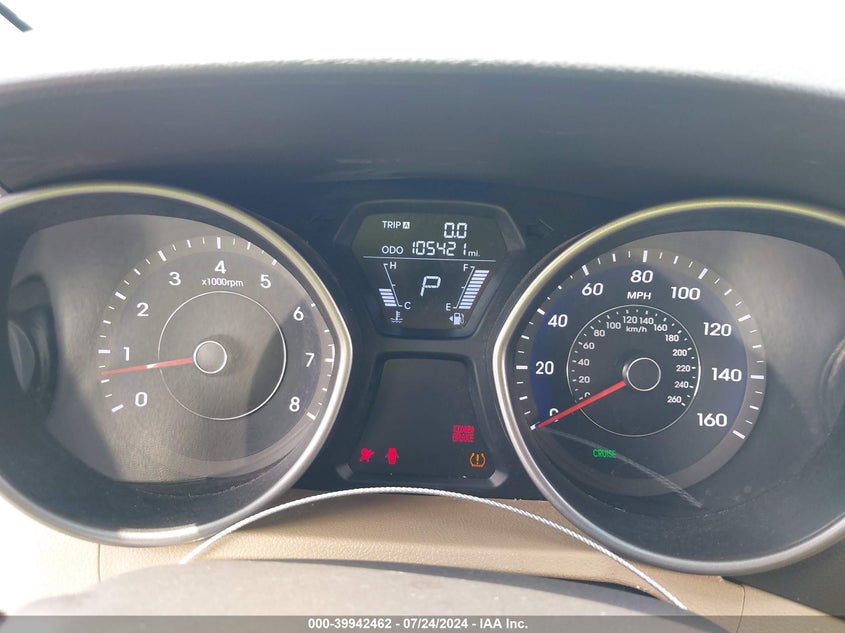 2013 Hyundai Elantra Gls VIN: 5NPDH4AE2DH171837 Lot: 39942462