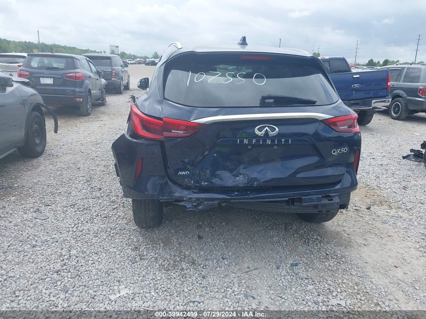 VIN 3PCAJ5BB3MF107550 2021 INFINITI QX50 LUXE AWD