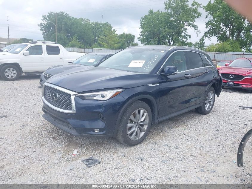 2021 Infiniti Qx50 Luxe VIN: 3PCAJ5BB3MF107550 Lot: 39942499