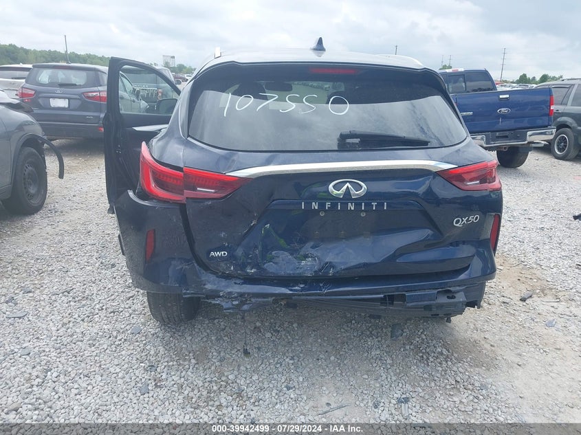 VIN 3PCAJ5BB3MF107550 2021 INFINITI QX50 LUXE AWD