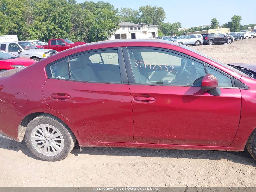 2018 Subaru Impreza Premium VIN: 4S3GKAB65J3624621 Lot: 39942532