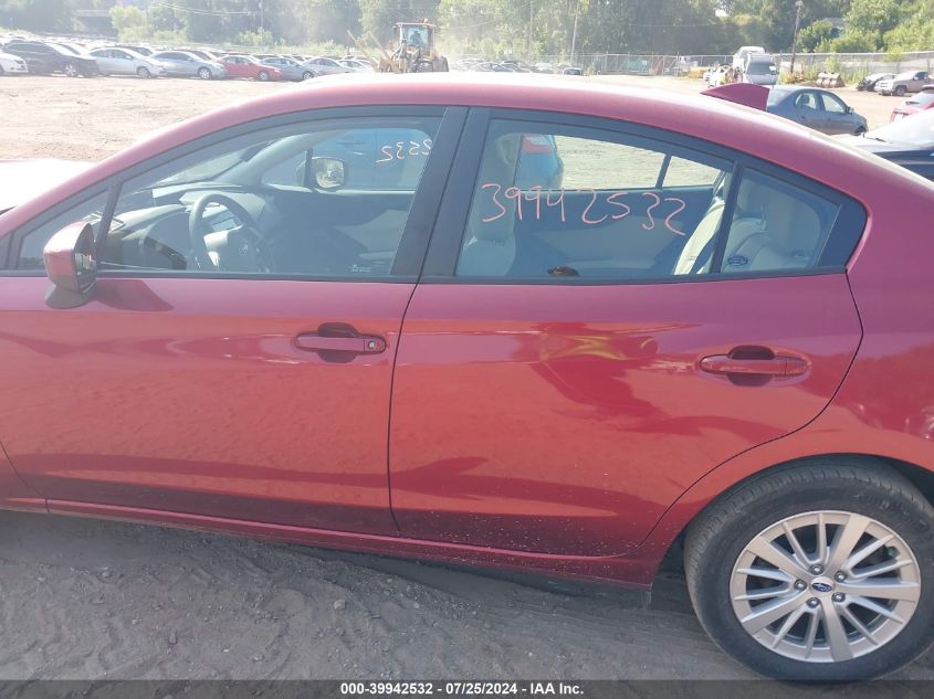 2018 Subaru Impreza Premium VIN: 4S3GKAB65J3624621 Lot: 39942532