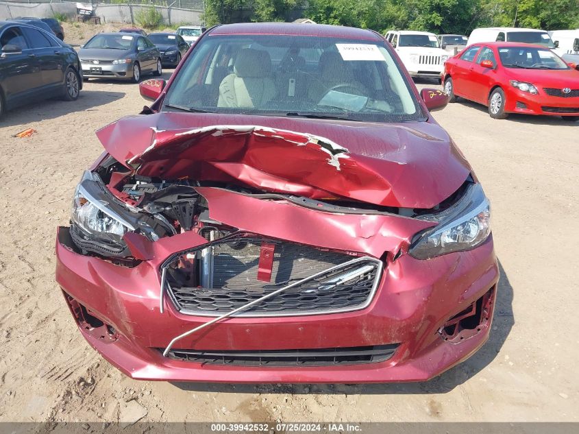 2018 Subaru Impreza Premium VIN: 4S3GKAB65J3624621 Lot: 39942532