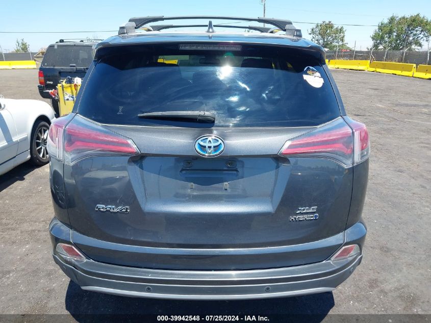 2017 Toyota Rav4 Hybrid Xle VIN: JTMRJREV0HD143533 Lot: 39942548