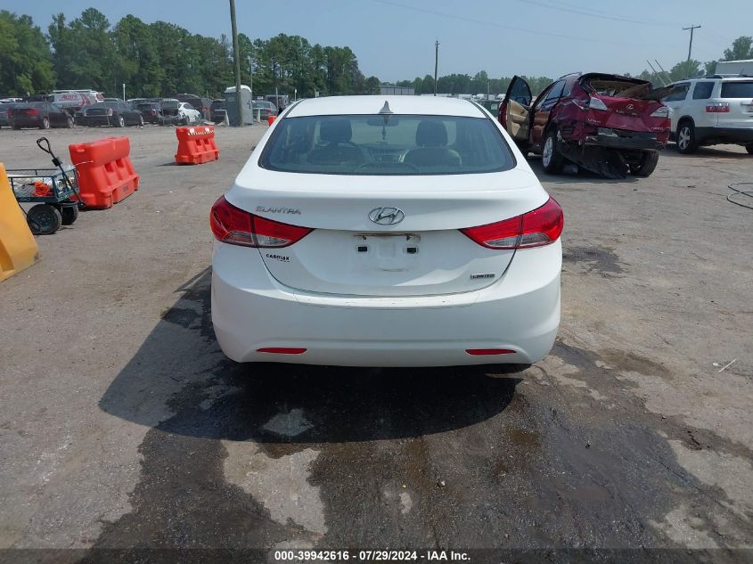 2013 Hyundai Elantra Limited VIN: 5NPDH4AE9DH282241 Lot: 39942616