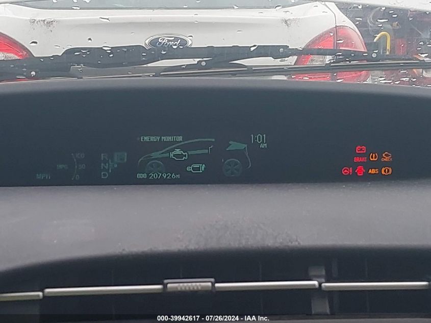 2011 Toyota Prius Three VIN: JTDKN3DU5B0287086 Lot: 39942617