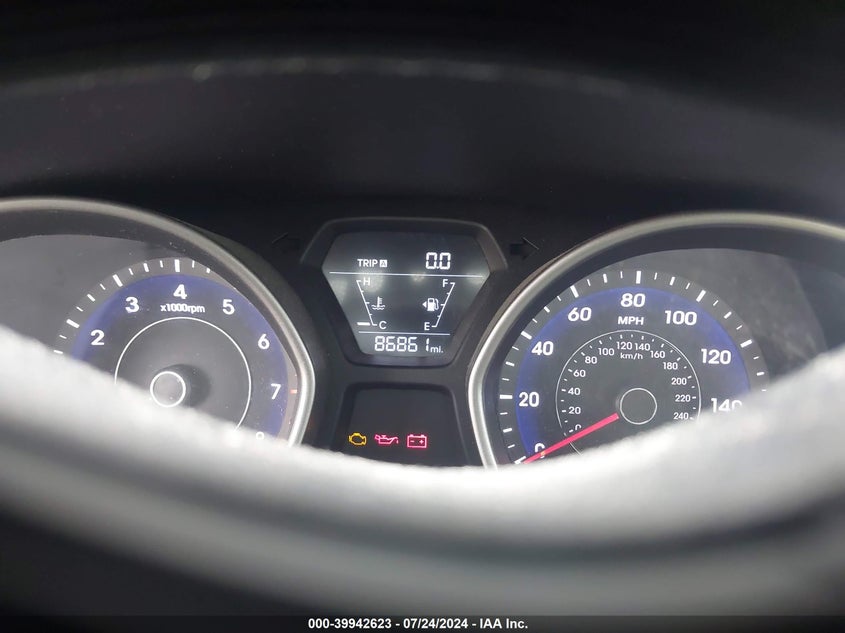 2016 HYUNDAI ELANTRA SE VIN: 5NPDH4AE3GH748198