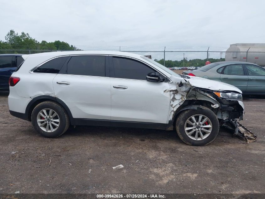 2020 Kia Sorento 3.3L Lx VIN: 5XYPG4A5XLG613804 Lot: 39942626