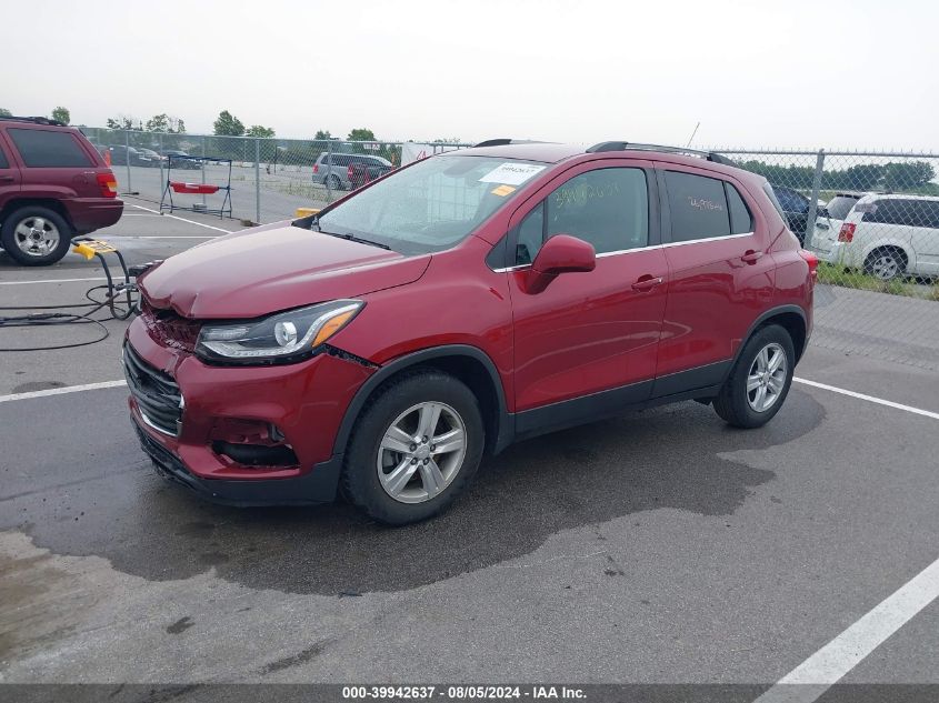 2019 Chevrolet Trax Lt VIN: 3GNCJLSB2KL314577 Lot: 39942637