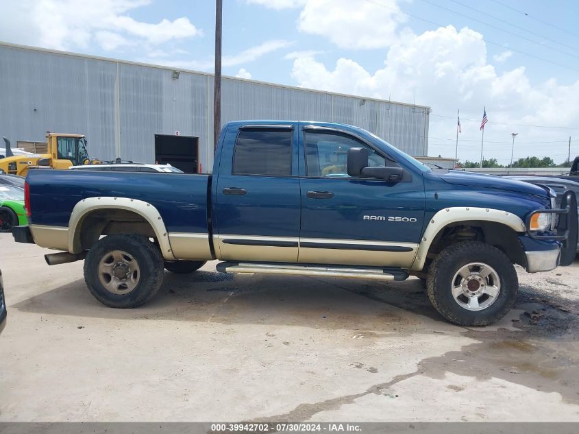 2005 Dodge Ram 2500 Slt/Laramie VIN: 3D7KS28C55G762715 Lot: 39942702