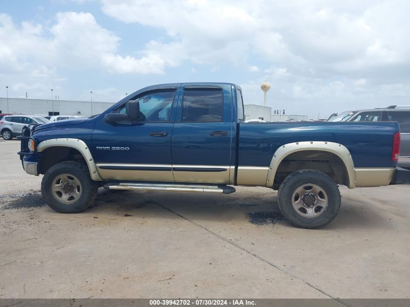 2005 Dodge Ram 2500 Slt/Laramie VIN: 3D7KS28C55G762715 Lot: 39942702