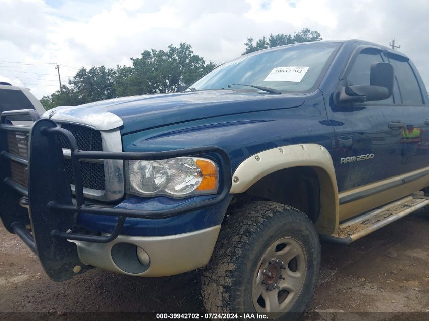 2005 Dodge Ram 2500 Slt/Laramie VIN: 3D7KS28C55G762715 Lot: 39942702