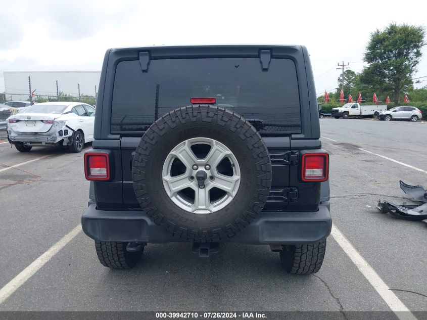 2018 Jeep Wrangler Unlimited Sport S 4X4 VIN: 1C4HJXDG1JW136331 Lot: 39942710