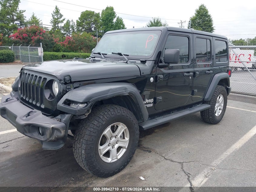 VIN 1C4HJXDG1JW136331 2018 JEEP WRANGLER UNLIMITED SPORT S 4X4