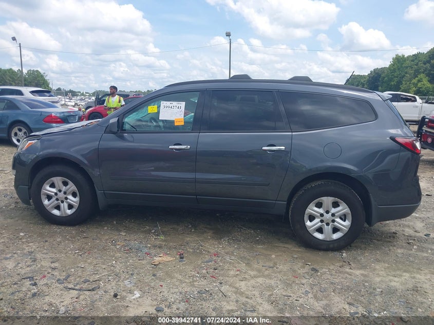 2013 CHEVROLET TRAVERSE LS - 1GNKRFKD4DJ122627