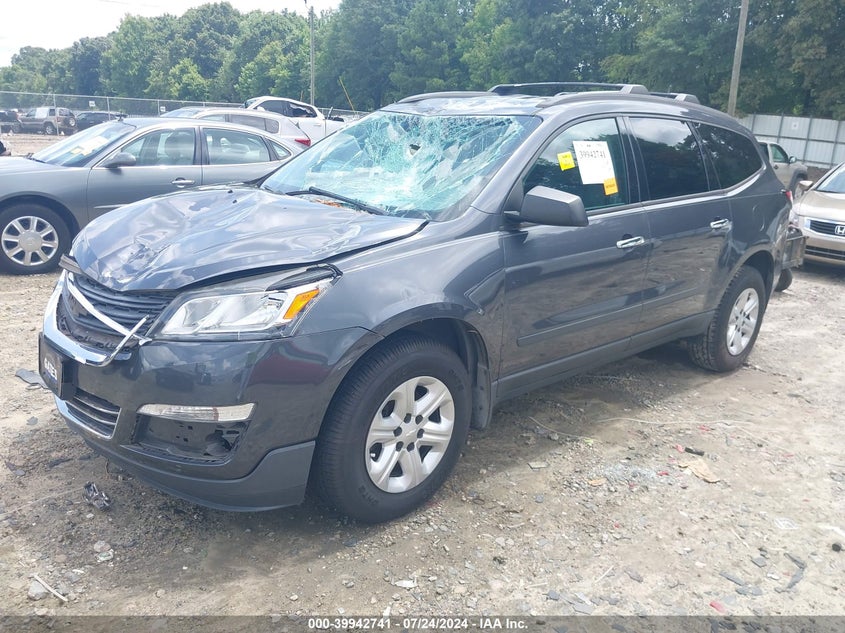 2013 CHEVROLET TRAVERSE LS - 1GNKRFKD4DJ122627