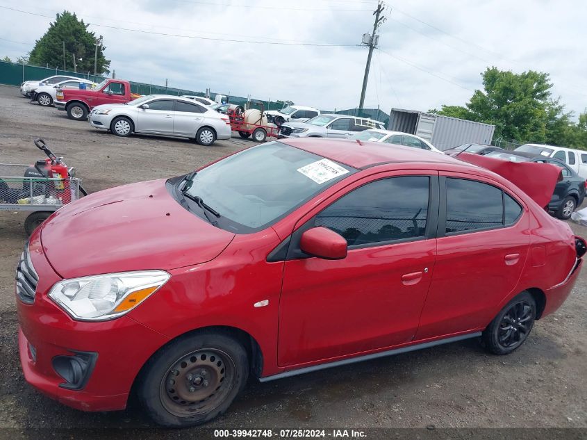 2019 Mitsubishi Mirage G4 Es VIN: ML32F3FJ9KHF00757 Lot: 39942748