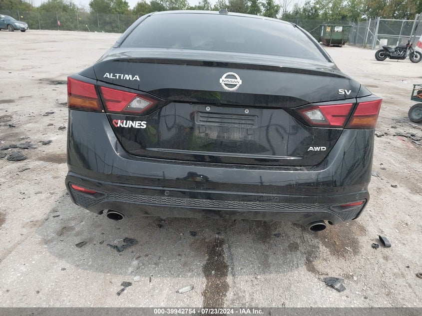 2022 Nissan Altima Sv Intelligent Awd VIN: 1N4BL4DW0NN377935 Lot: 39942754