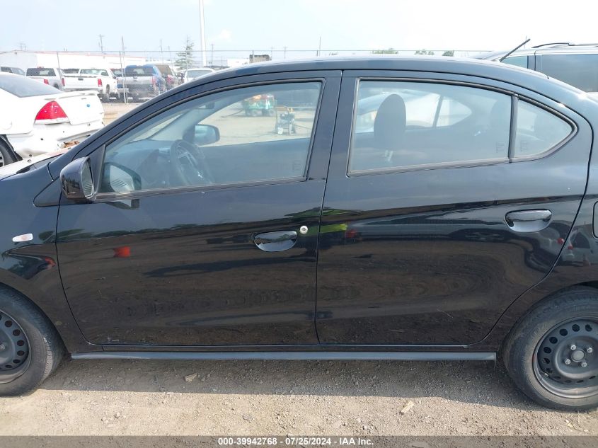 2022 Mitsubishi Mirage G4 Black Edition/Es/Le VIN: ML32FUFJ7NHF03800 Lot: 39942768