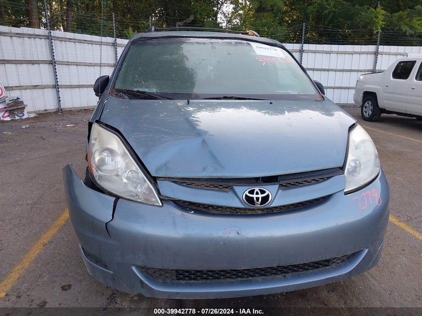 2009 Toyota Sienna Ce/Le VIN: 5TDZK23C09S258578 Lot: 39942778