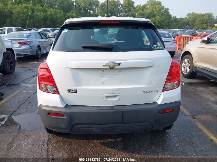 2015 Chevrolet Trax 1Ls VIN: KL7CJKSB0FB179638 Lot: 39942787