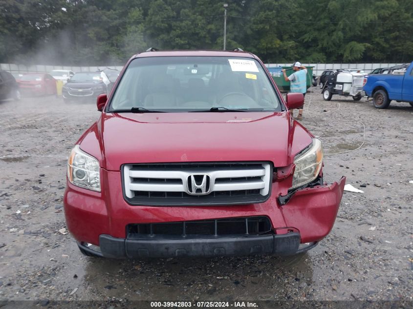 2006 Honda Pilot Ex-L VIN: 5FNYF28596B036003 Lot: 39942803