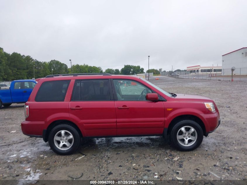 2006 Honda Pilot Ex-L VIN: 5FNYF28596B036003 Lot: 39942803