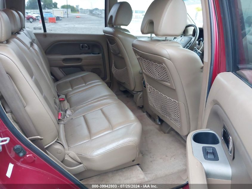 2006 Honda Pilot Ex-L VIN: 5FNYF28596B036003 Lot: 39942803