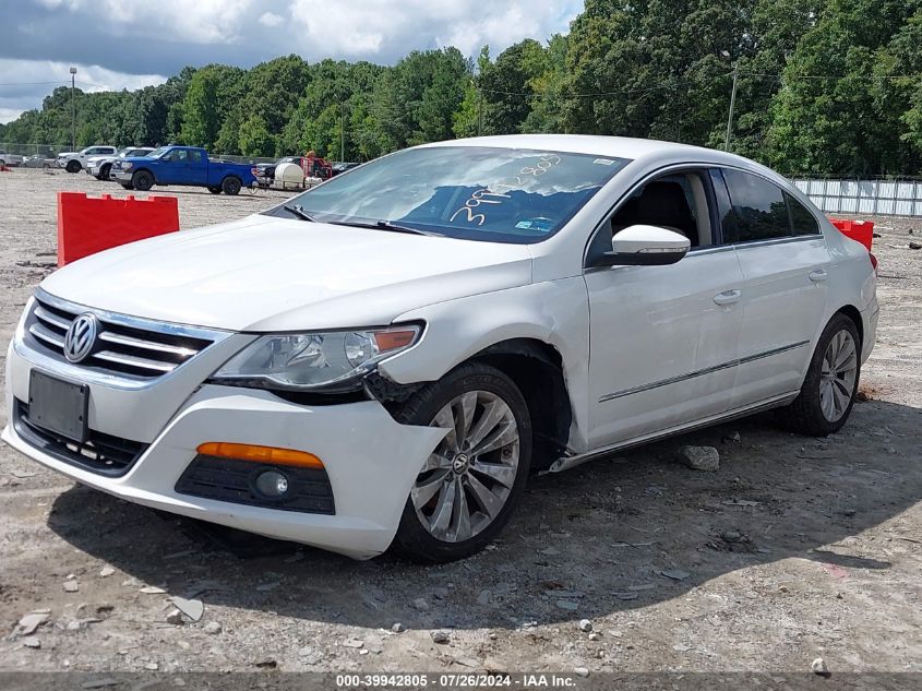 2010 Volkswagen Cc Sport VIN: WVWML7AN0AE518948 Lot: 39942805