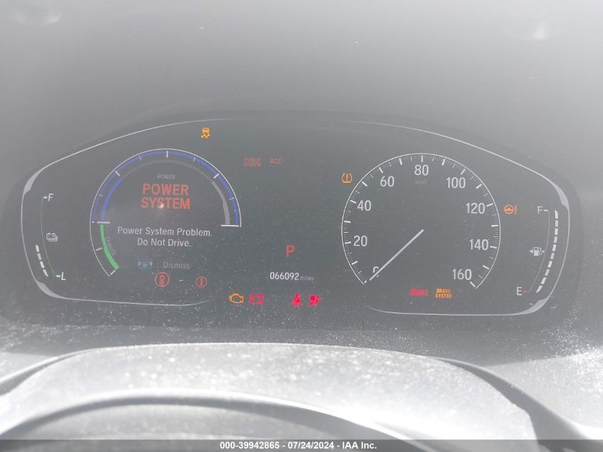 2019 HONDA INSIGHT TOURING - 19XZE4F95KE010443