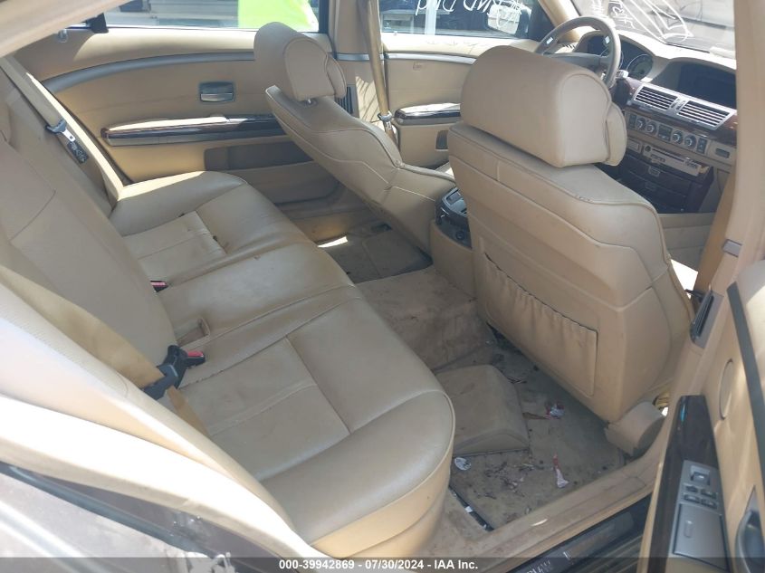 2007 BMW 750Li VIN: WBAHN83587DT74141 Lot: 39942869