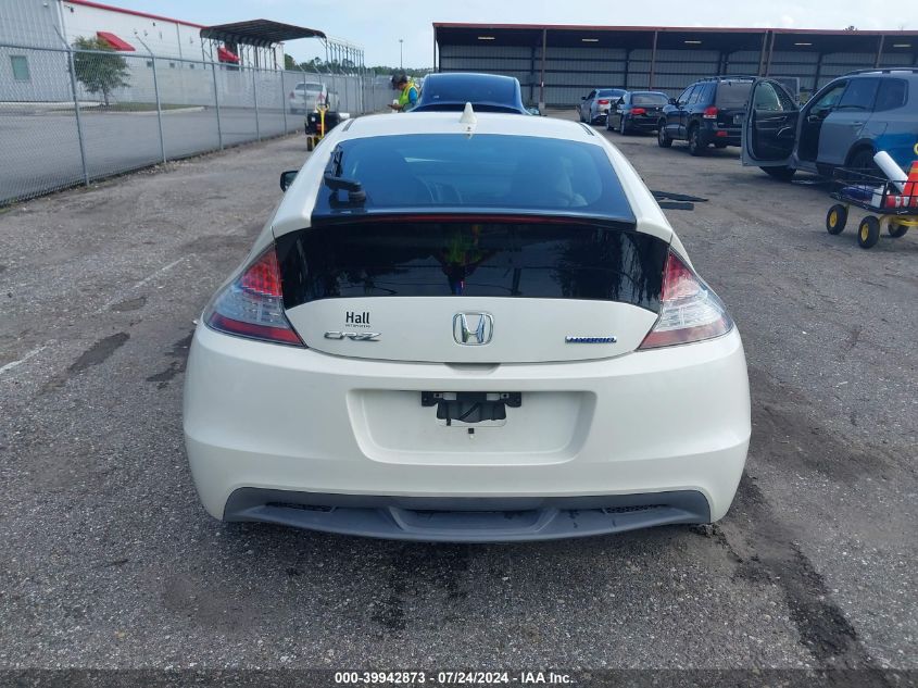 2011 Honda Cr-Z Ex VIN: JHMZF1D64BS006643 Lot: 39942873