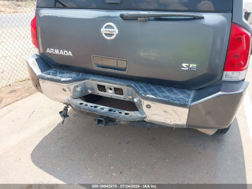 2006 Nissan Armada Se/Le VIN: 5N1AA08A86N712441 Lot: 39942878