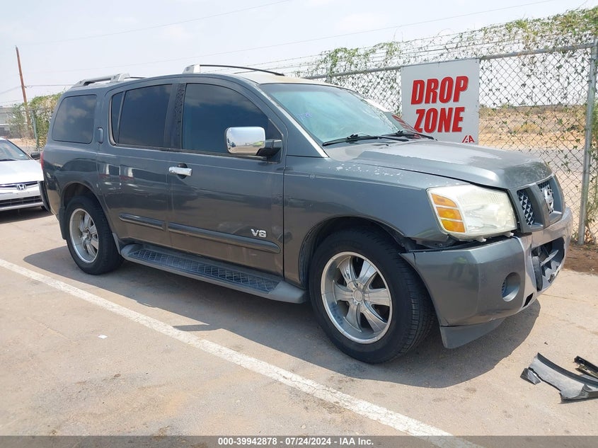 2006 Nissan Armada Se/Le VIN: 5N1AA08A86N712441 Lot: 39942878