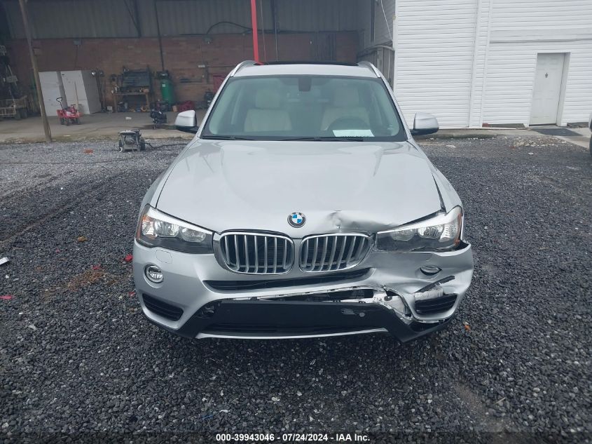 2017 BMW X3 Sdrive28I VIN: 5UXWZ7C56H0V85001 Lot: 39943046