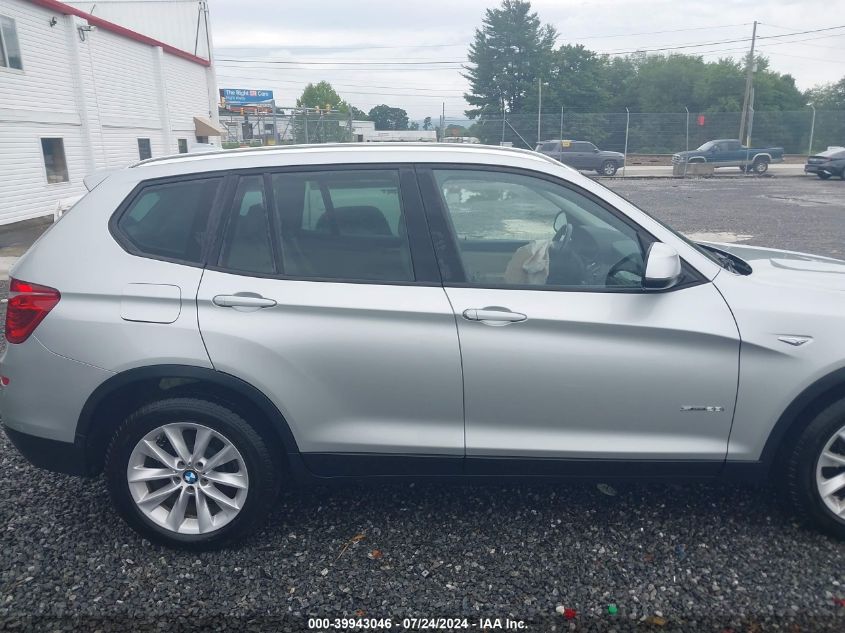 2017 BMW X3 Sdrive28I VIN: 5UXWZ7C56H0V85001 Lot: 39943046