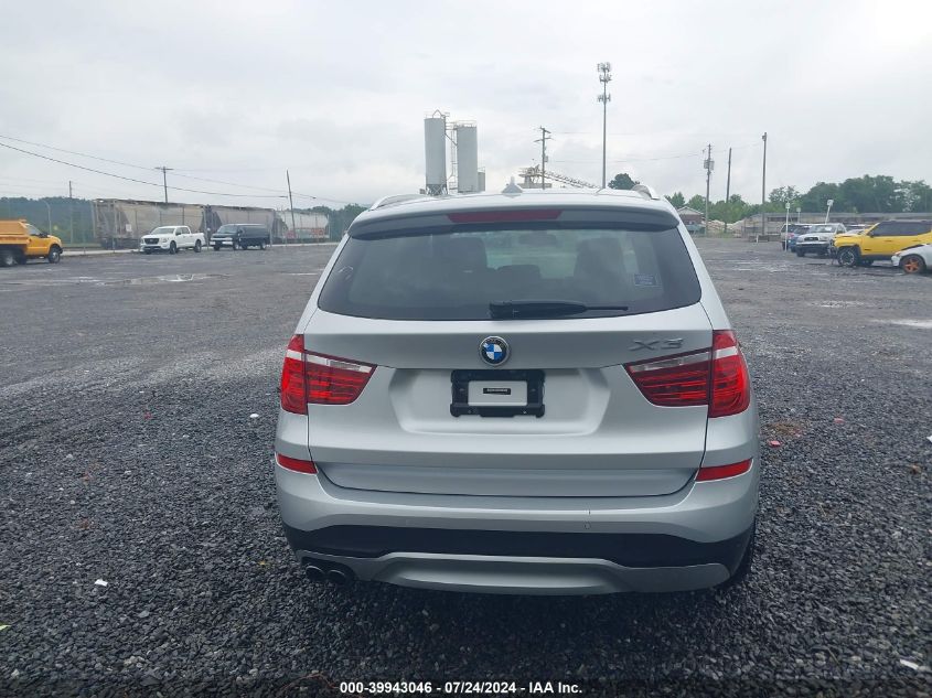 2017 BMW X3 Sdrive28I VIN: 5UXWZ7C56H0V85001 Lot: 39943046