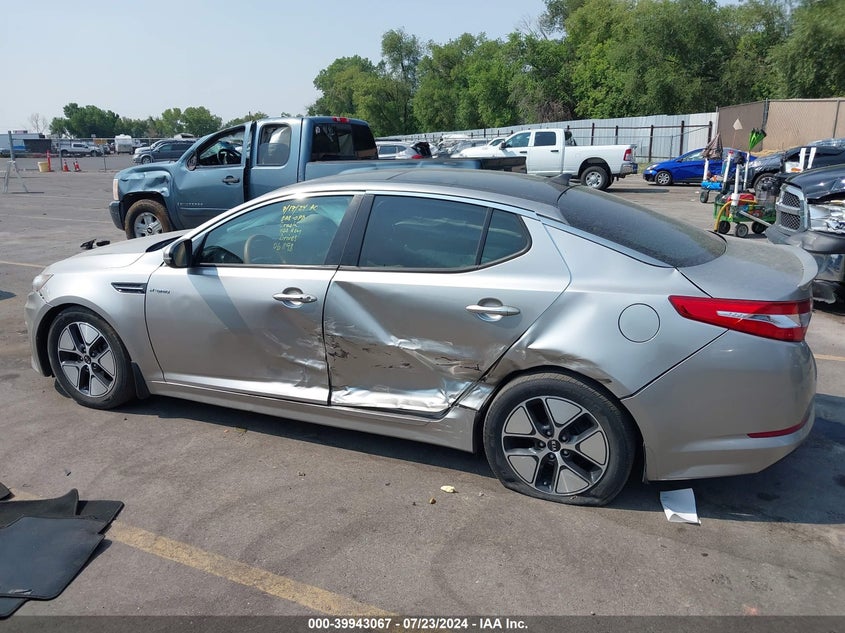 2013 KIA OPTIMA HYBRID EX - KNAGM4AD7D5061198