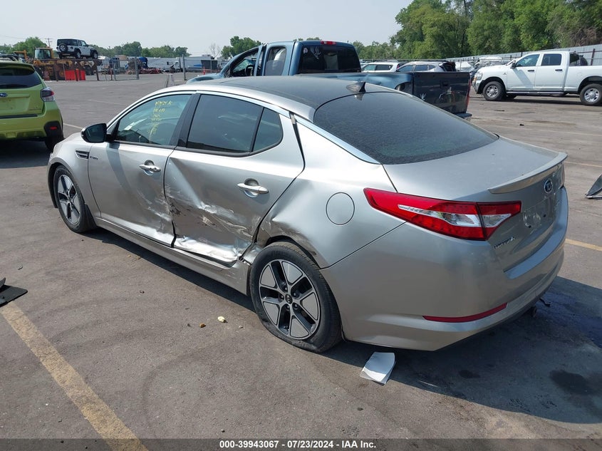 2013 KIA OPTIMA HYBRID EX - KNAGM4AD7D5061198