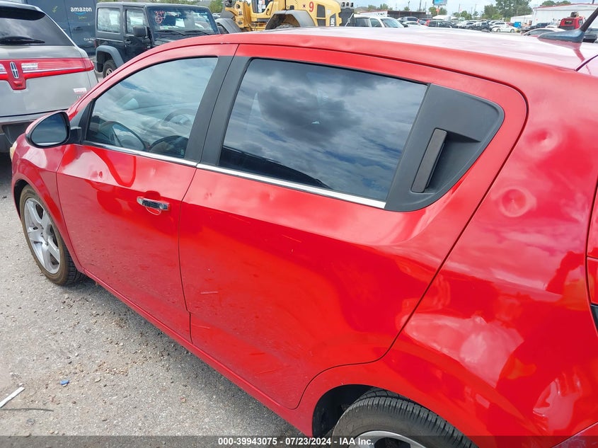 2012 Chevrolet Sonic 1Lz VIN: 1G1JF6SBXC4117126 Lot: 39943075