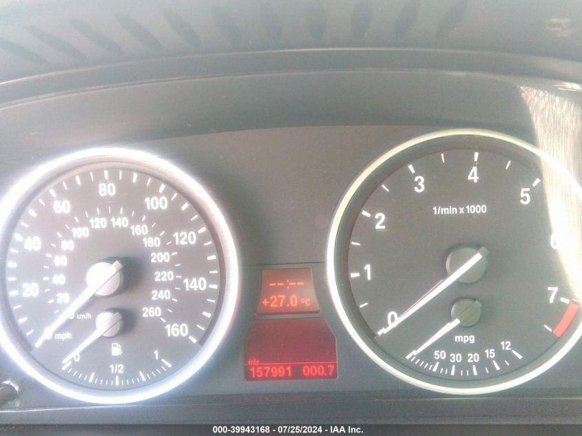 2009 BMW X5 xDrive30I VIN: 5UXFE43529L262297 Lot: 39943168