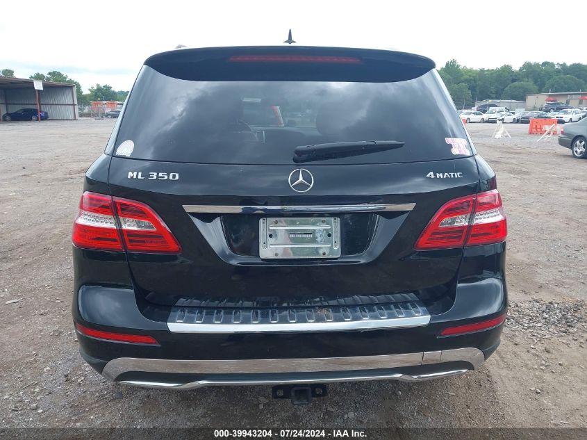 2014 Mercedes-Benz Ml 350 4Matic VIN: 4JGDA5HB8EA374001 Lot: 39943204