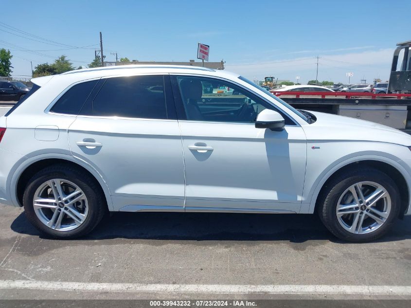 2021 Audi Q5 Premium 55 Tfsi E Quattro S Tronic VIN: WA1G2AFY7M2076895 Lot: 39943232