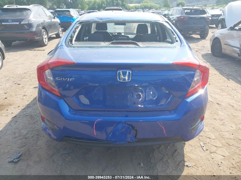 2018 Honda Civic Lx VIN: 19XFC2F53JE000681 Lot: 39943253