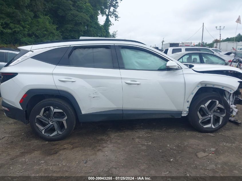 2022 Hyundai Tucson Limited VIN: 5NMJECAE7NH041654 Lot: 39943255