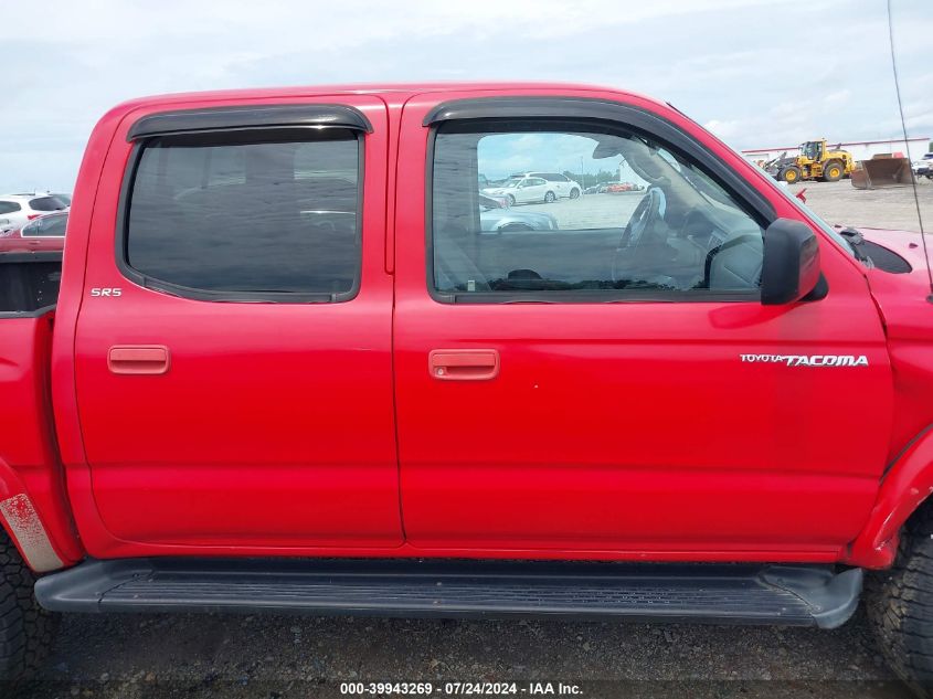 2002 Toyota Tacoma Base V6 VIN: 5TEHN72N92Z061551 Lot: 39943269