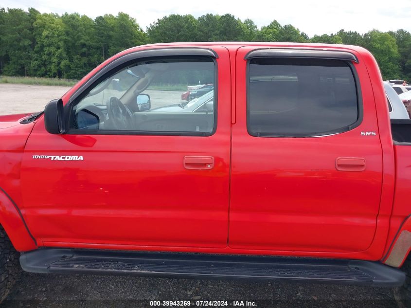 2002 Toyota Tacoma Base V6 VIN: 5TEHN72N92Z061551 Lot: 39943269