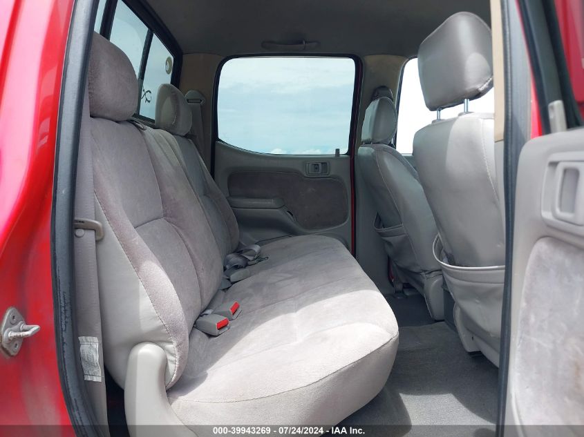 2002 Toyota Tacoma Base V6 VIN: 5TEHN72N92Z061551 Lot: 39943269