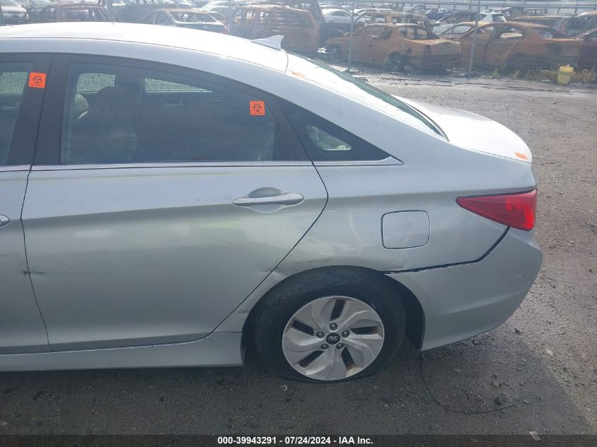 2014 Hyundai Sonata Gls VIN: 5NPEB4ACXEH826882 Lot: 39943291