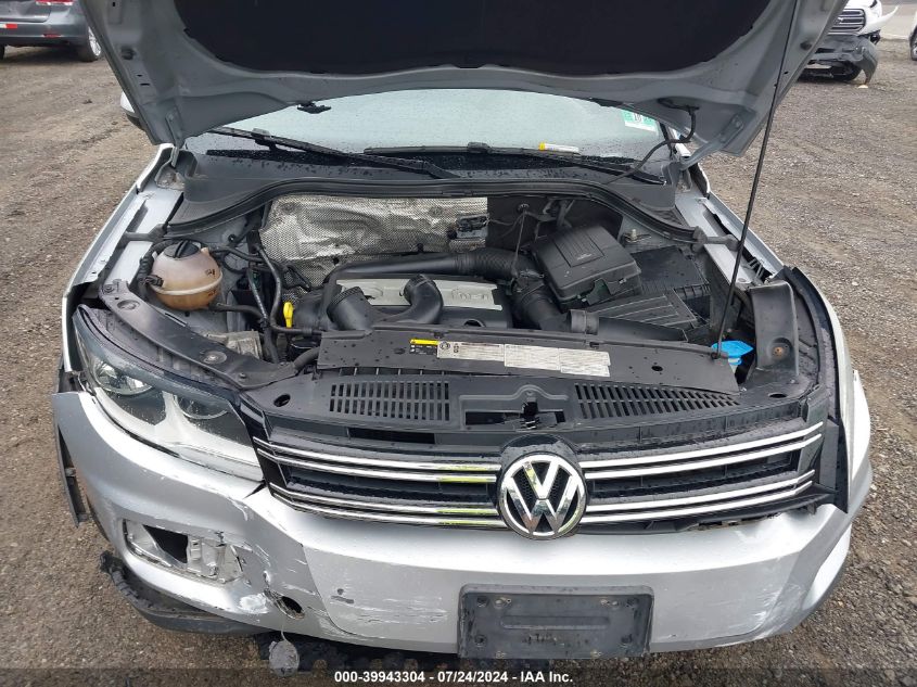 2016 VOLKSWAGEN TIGUAN S - WVGBV7AX0GW612748